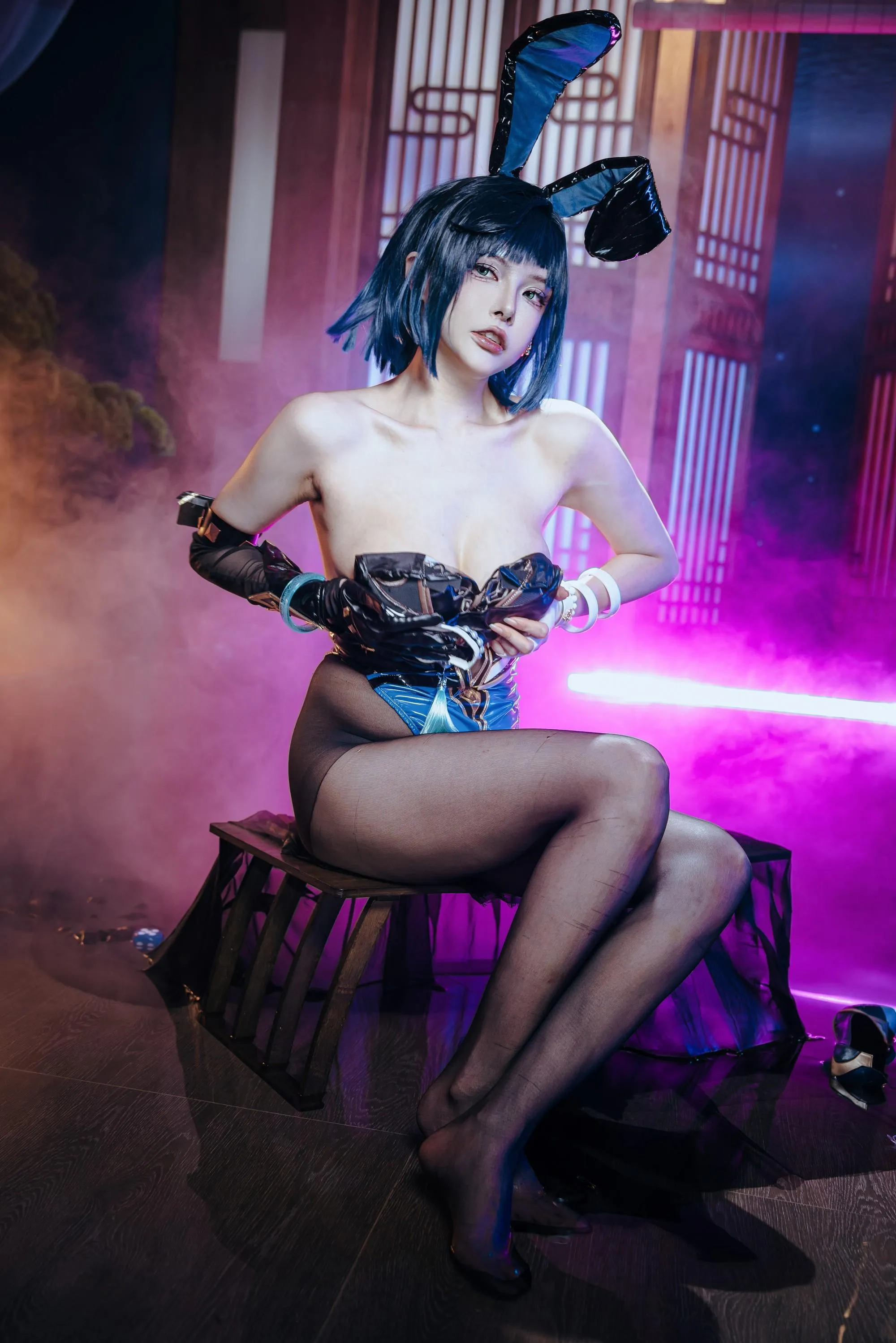 秋和柯基 – NO.105 夜兰 兔女郎 [92P]插图6